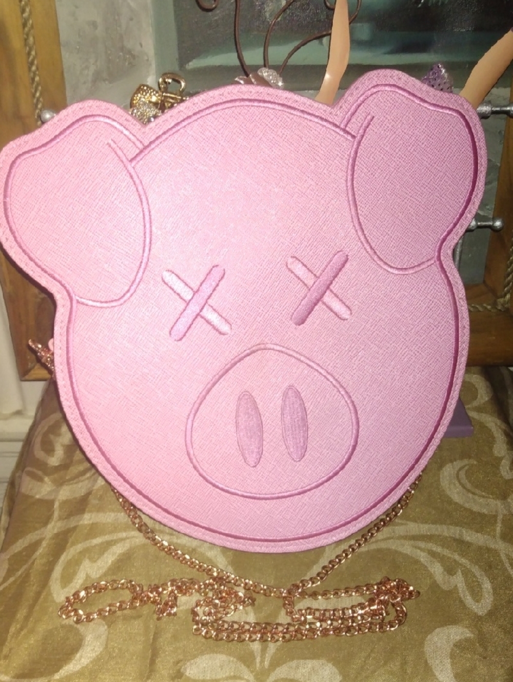 Jeffree Star Dawson Pink Pig  Crossbody Bag